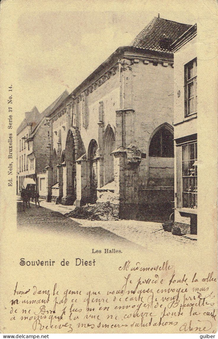 Souvenir De Diest Les Halles 1900  - Diest