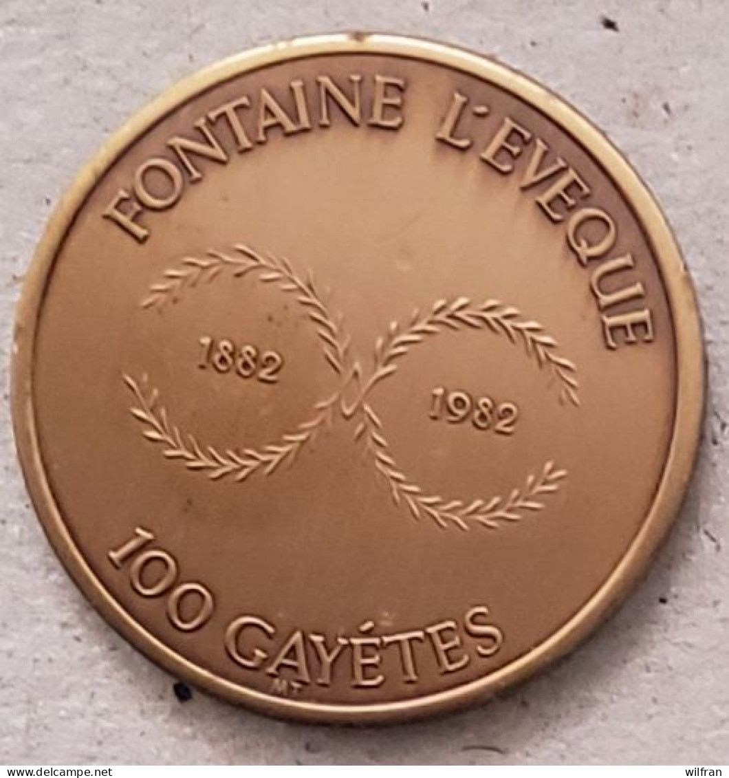 4329 Vz Fontaine L'Eveque 100 Gayétes - Kz Zie Scan - Gemeentepenningen