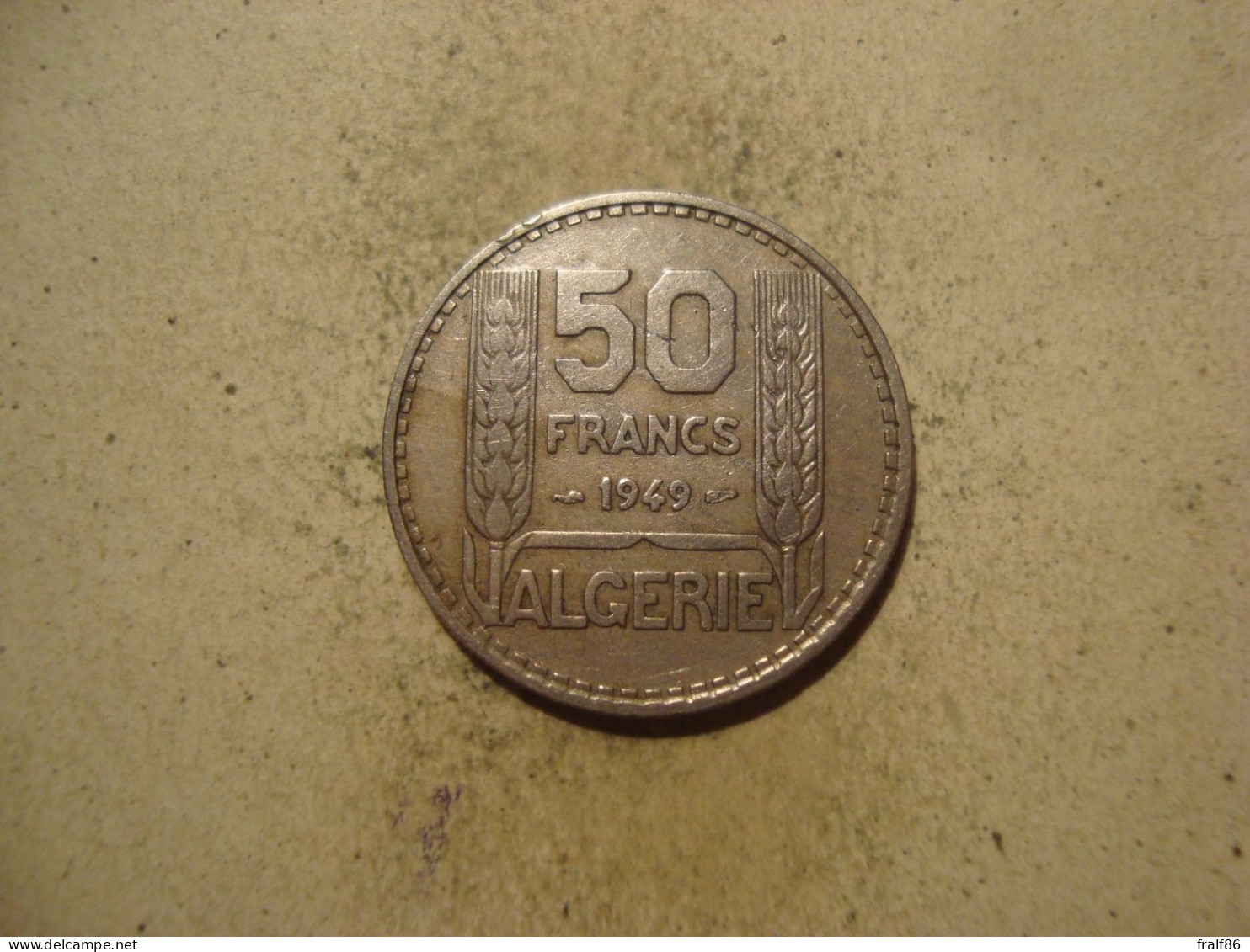 MONNAIE ALGERIE 50 FRANCS 1949 - Algérie