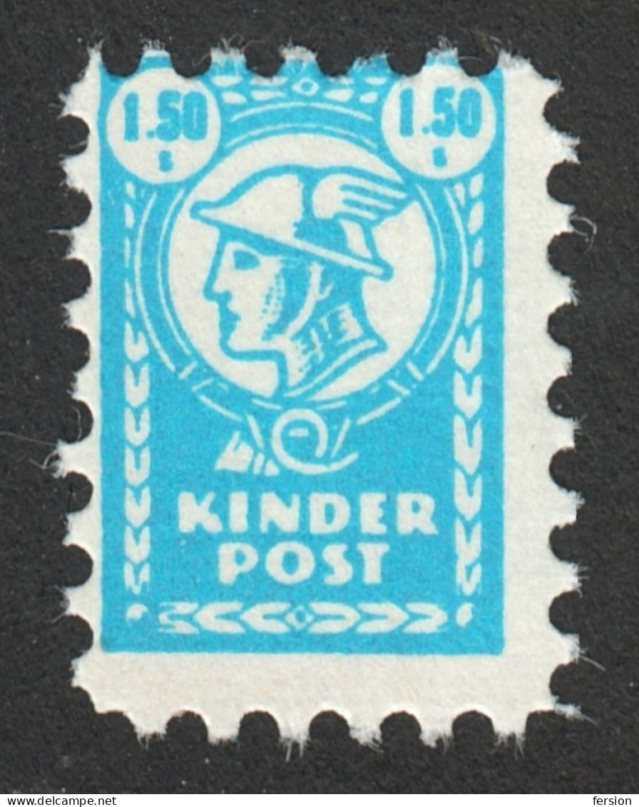 Hermes Greek Mythology - Children POST / KINDER Post - Piatnik LABEL VIGNETTE CINDERELLA - AUSTRIA - 1.5 Schilling - Mitologia