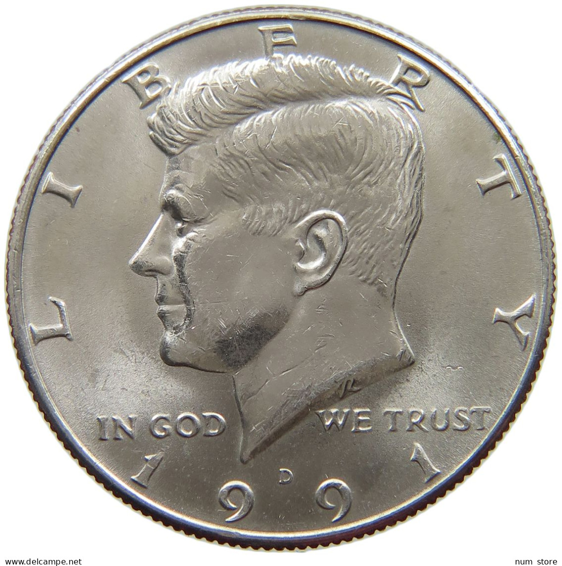 UNITED STATES OF AMERICA HALF DOLLAR 1991 D KENNEDY #s063 1097 - 1964-…: Kennedy