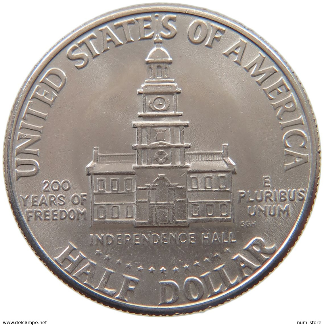 UNITED STATES OF AMERICA HALF DOLLAR 1976 D KENNEDY #c083 0837 - 1964-…: Kennedy