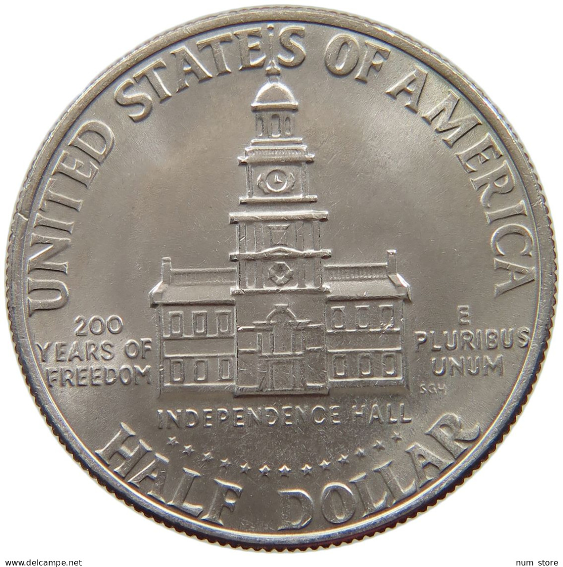 UNITED STATES OF AMERICA HALF DOLLAR 1976 D KENNEDY #s063 1083 - 1964-…: Kennedy