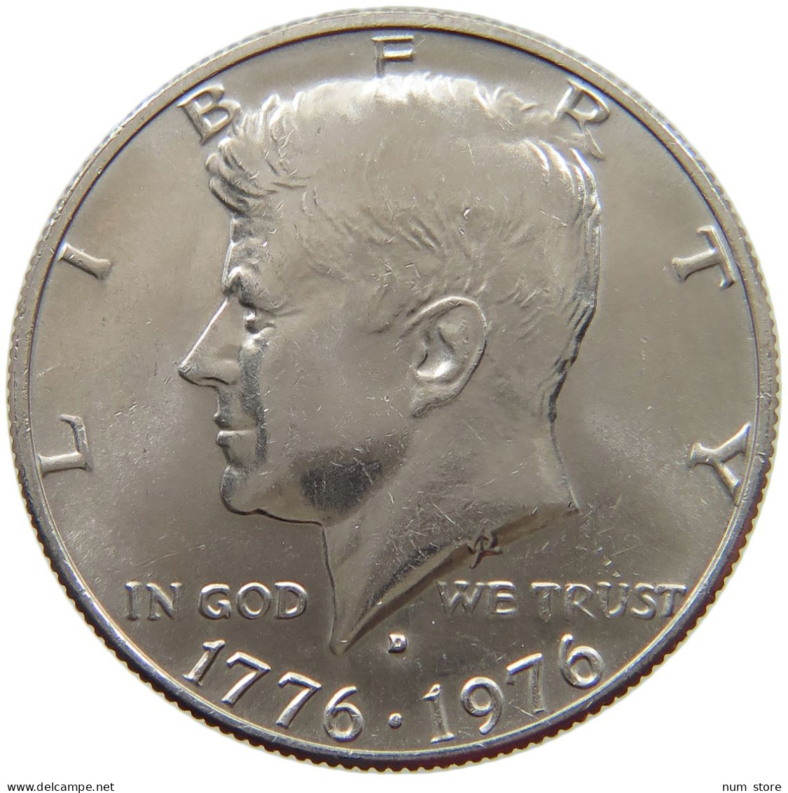 UNITED STATES OF AMERICA HALF DOLLAR 1976 D KENNEDY #s063 1107 - 1964-…: Kennedy