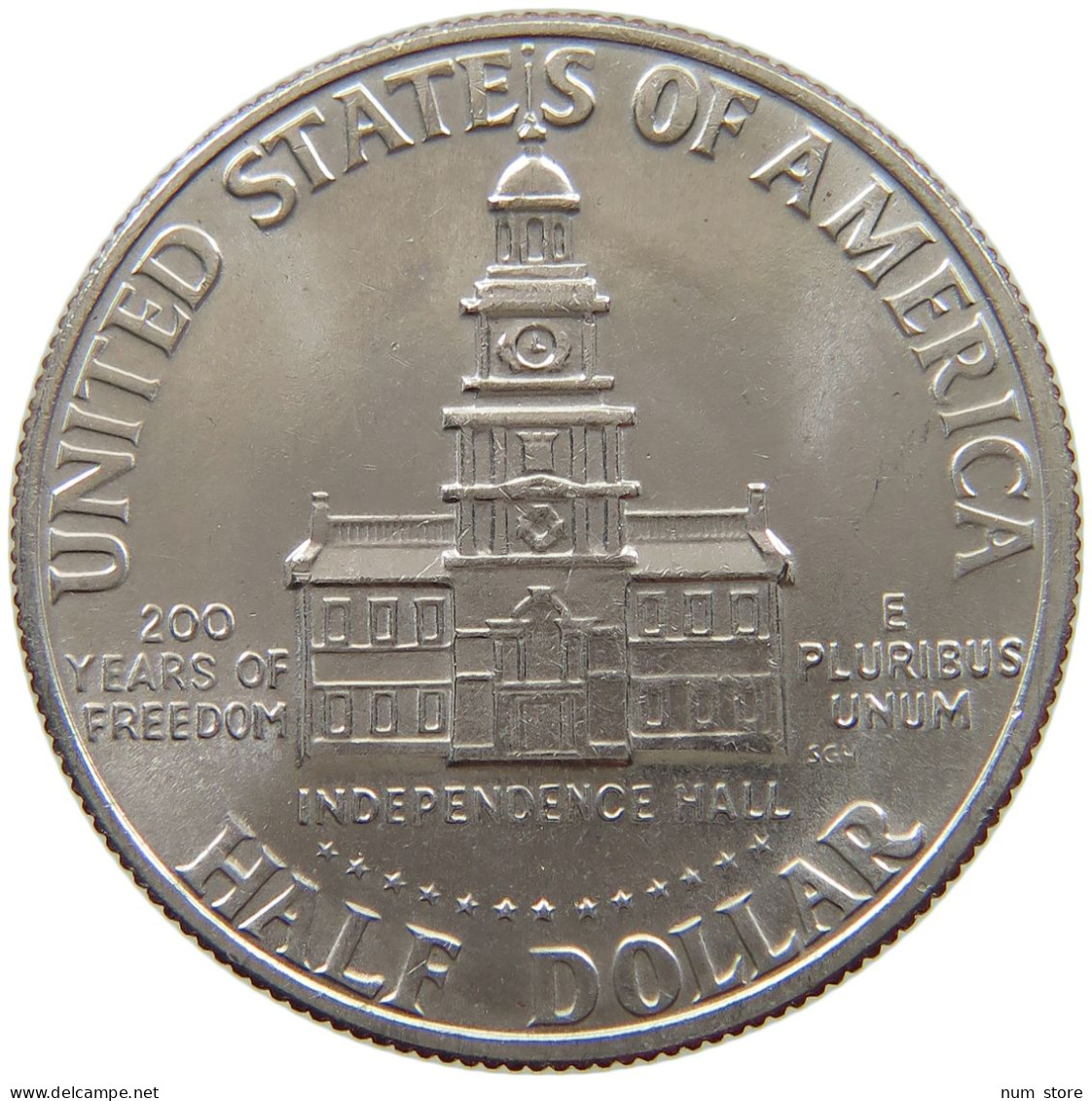 UNITED STATES OF AMERICA HALF DOLLAR 1976 D KENNEDY #s063 1107 - 1964-…: Kennedy