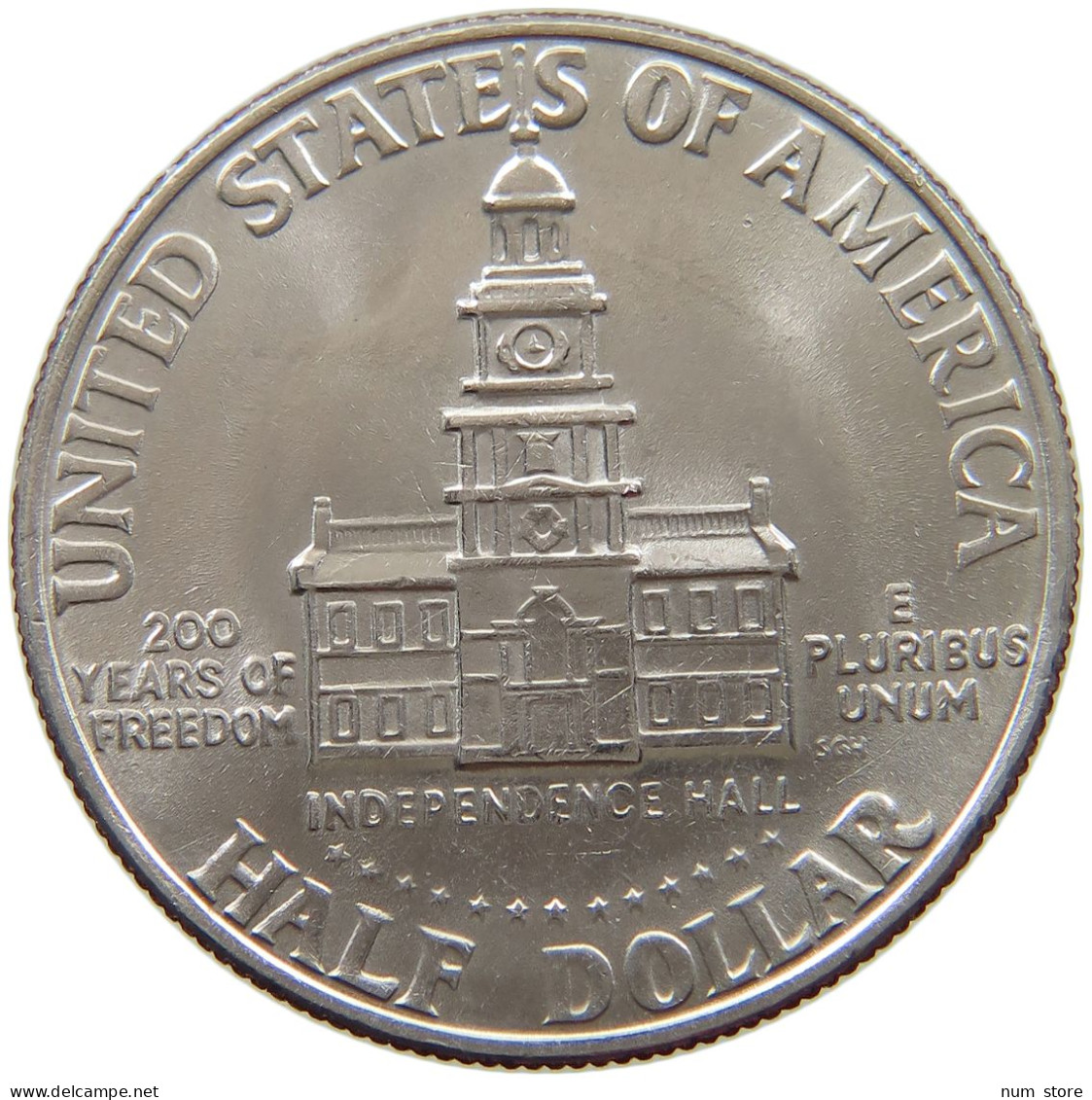 UNITED STATES OF AMERICA HALF DOLLAR 1976 D KENNEDY #s063 1105 - 1964-…: Kennedy