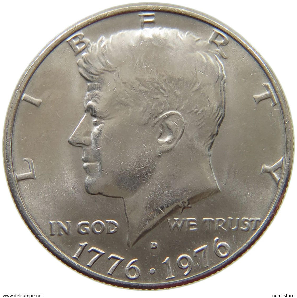 UNITED STATES OF AMERICA HALF DOLLAR 1976 D KENNEDY #s063 1073 - 1964-…: Kennedy