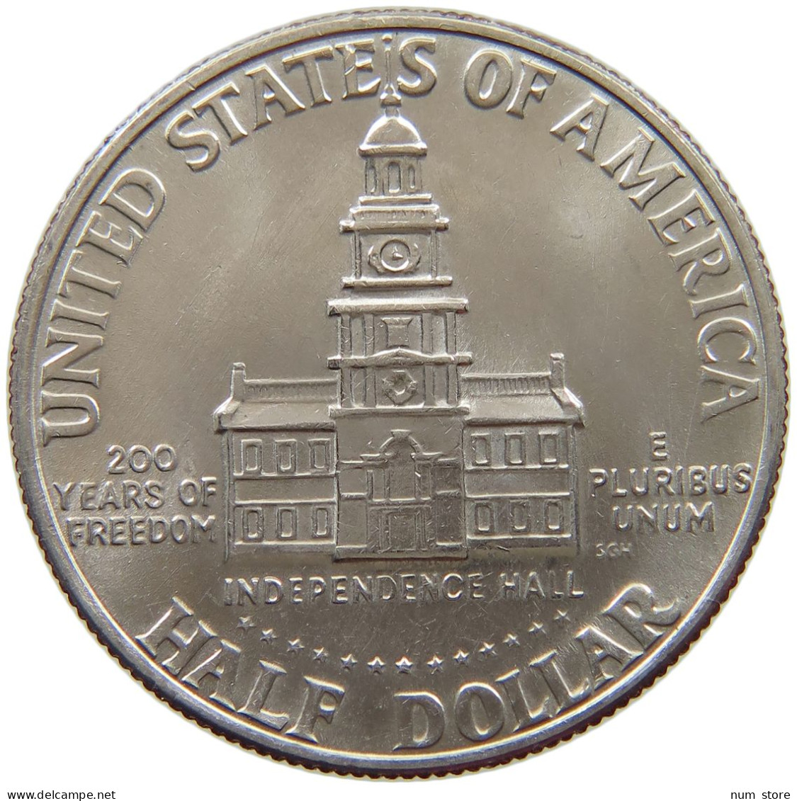 UNITED STATES OF AMERICA HALF DOLLAR 1976 D KENNEDY #s063 1061 - 1964-…: Kennedy
