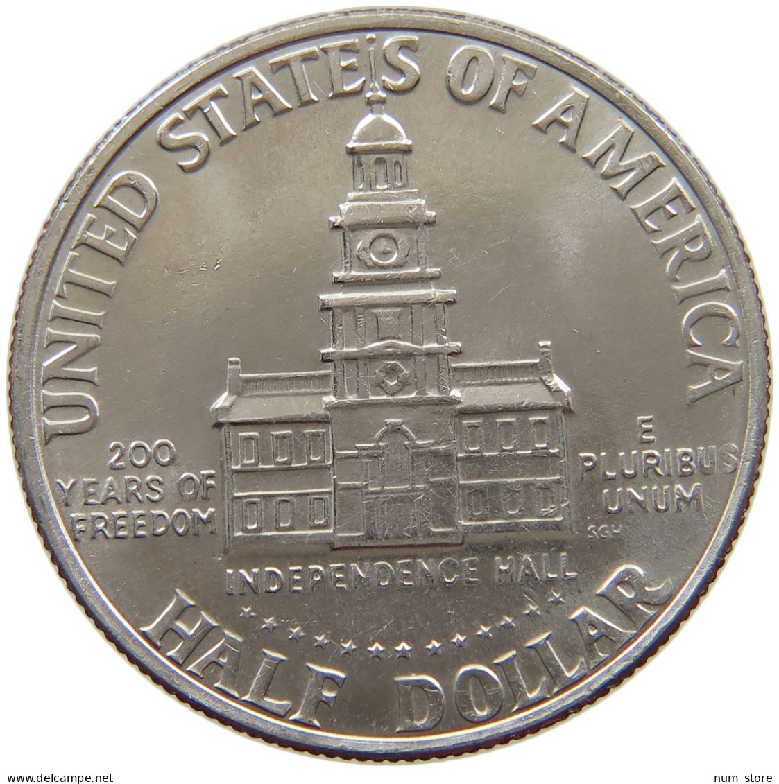 UNITED STATES OF AMERICA HALF DOLLAR 1976 D KENNEDY #s063 1041 - 1964-…: Kennedy