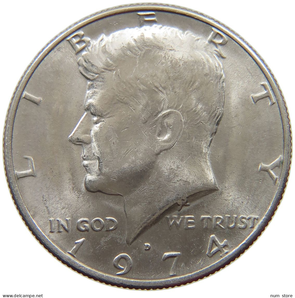 UNITED STATES OF AMERICA HALF DOLLAR 1974 D KENNEDY #s063 1099 - 1964-…: Kennedy