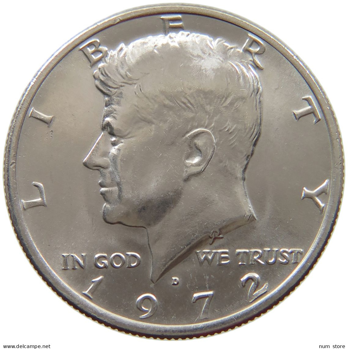 UNITED STATES OF AMERICA HALF DOLLAR 1972 D KENNEDY #s063 1077 - 1964-…: Kennedy