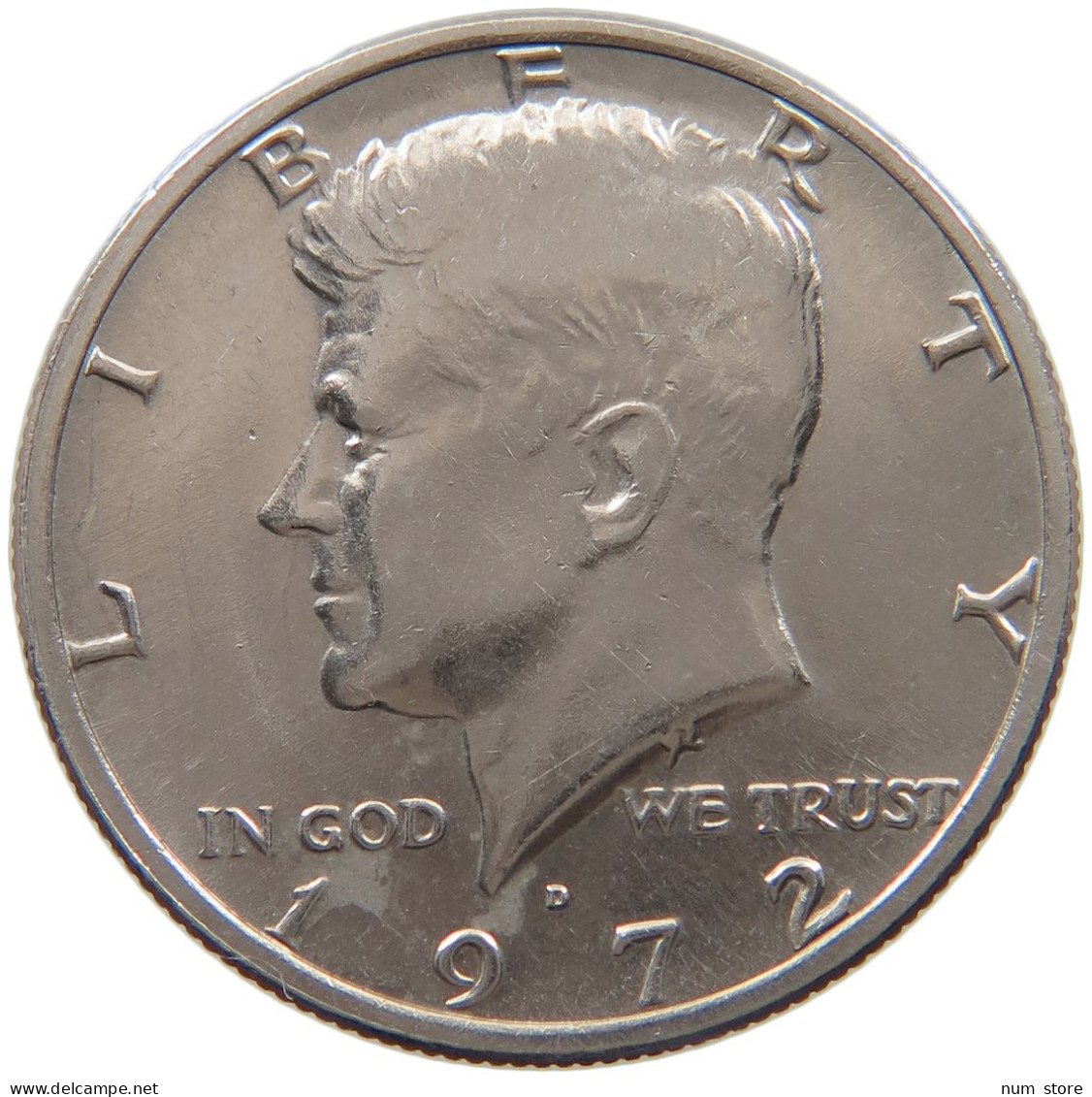 UNITED STATES OF AMERICA HALF DOLLAR 1972 D KENNEDY #c077 0247 - 1964-…: Kennedy