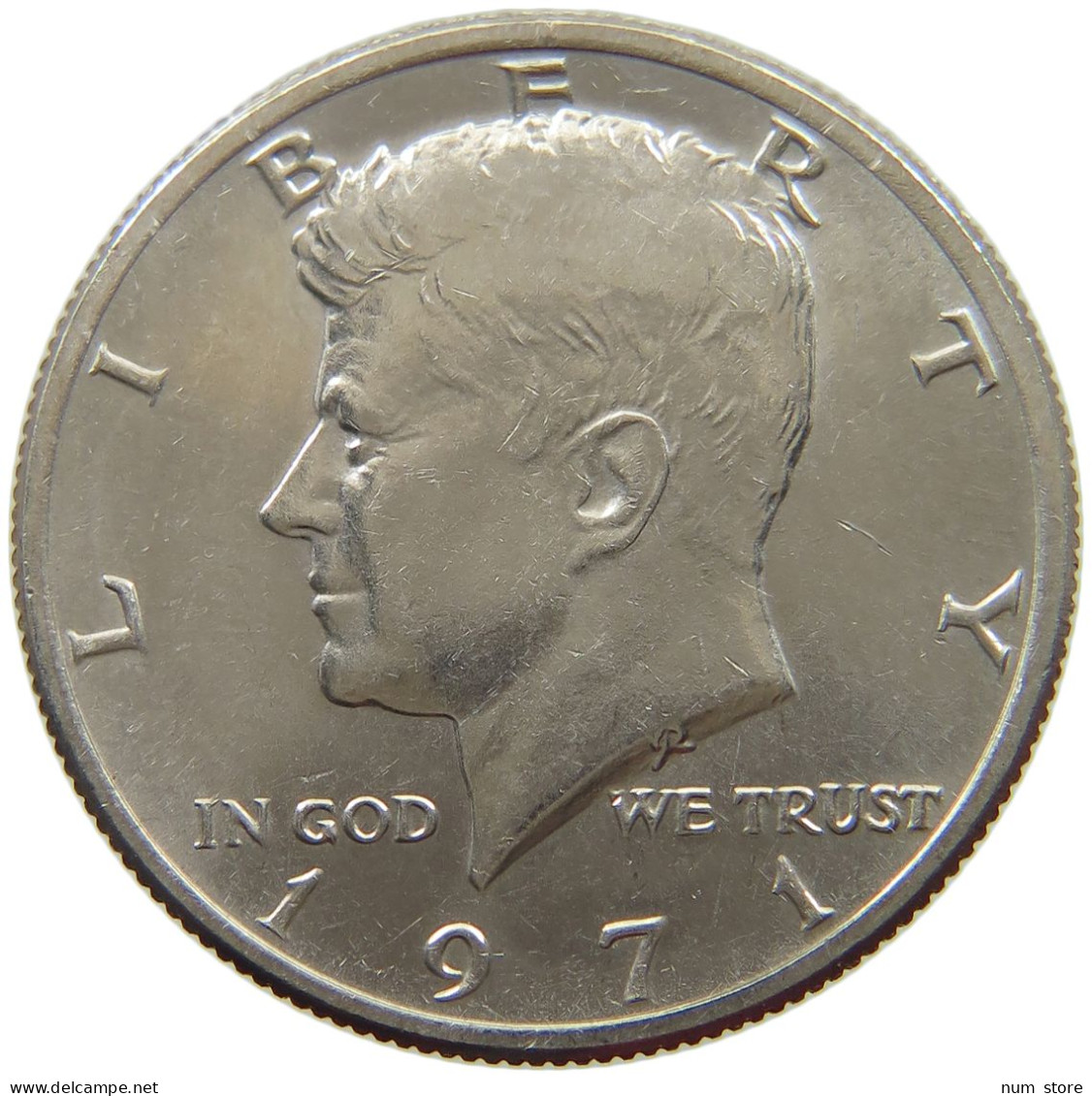 UNITED STATES OF AMERICA HALF DOLLAR 1971 KENNEDY #s063 1075 - 1964-…: Kennedy