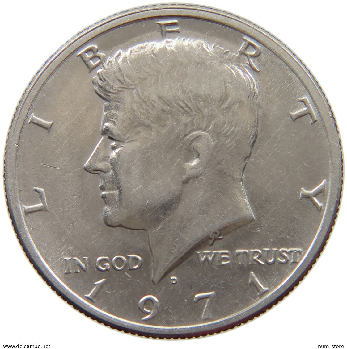 UNITED STATES OF AMERICA HALF DOLLAR 1971 D KENNEDY #s063 1087 - 1964-…: Kennedy