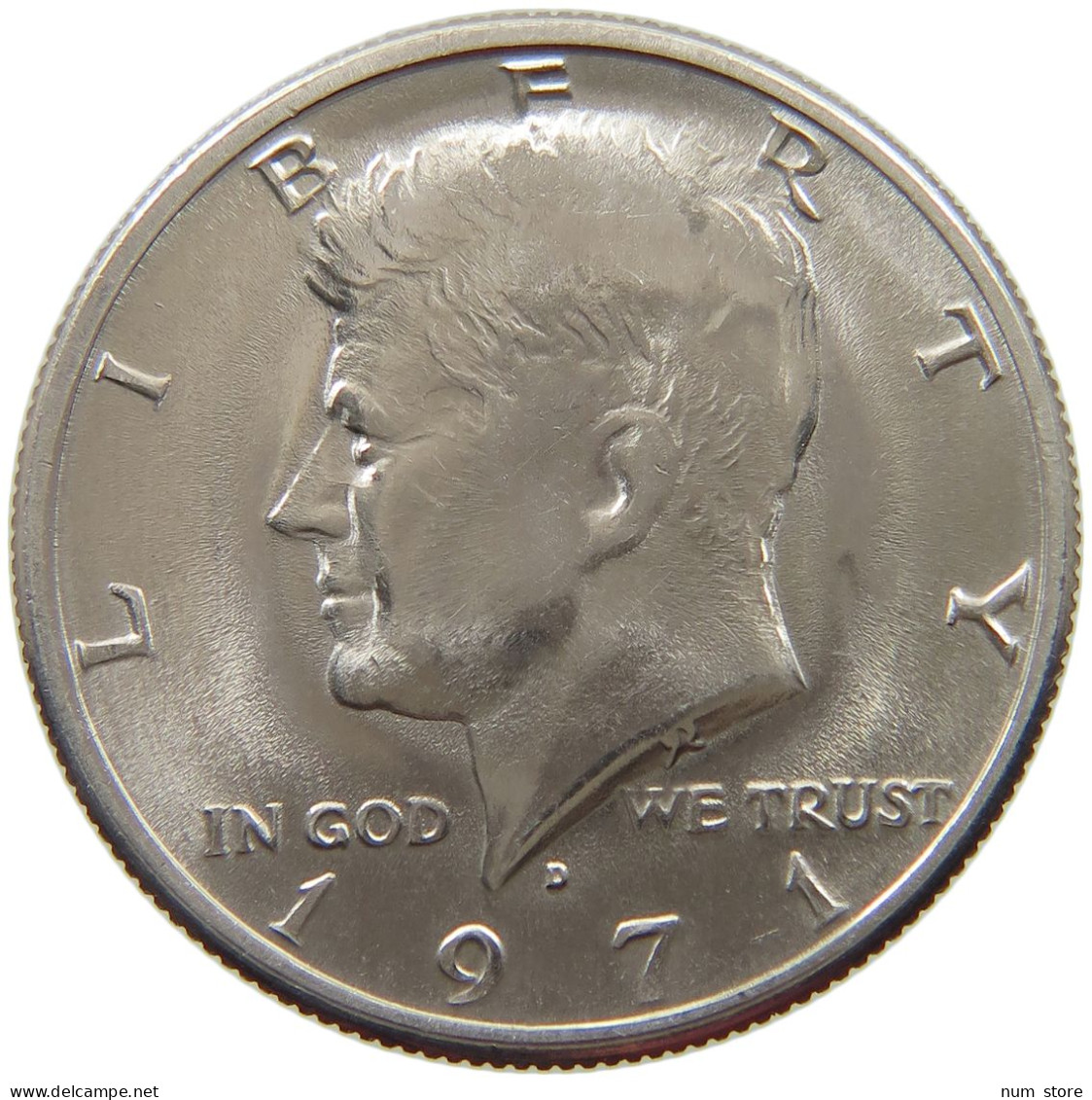 UNITED STATES OF AMERICA HALF DOLLAR 1971 D KENNEDY #s063 1095 - 1964-…: Kennedy