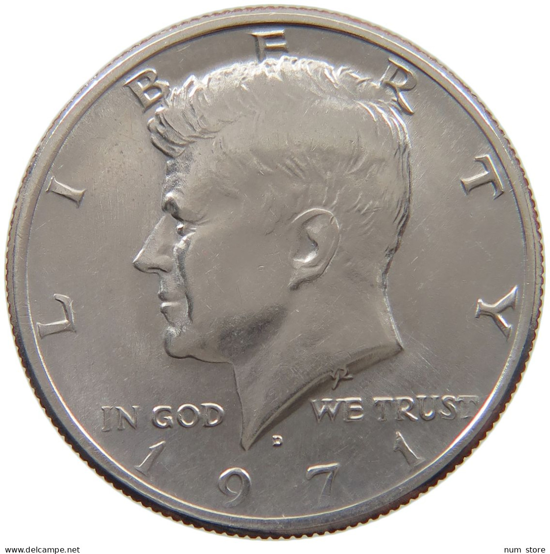 UNITED STATES OF AMERICA HALF DOLLAR 1971 D KENNEDY #a079 0083 - 1964-…: Kennedy