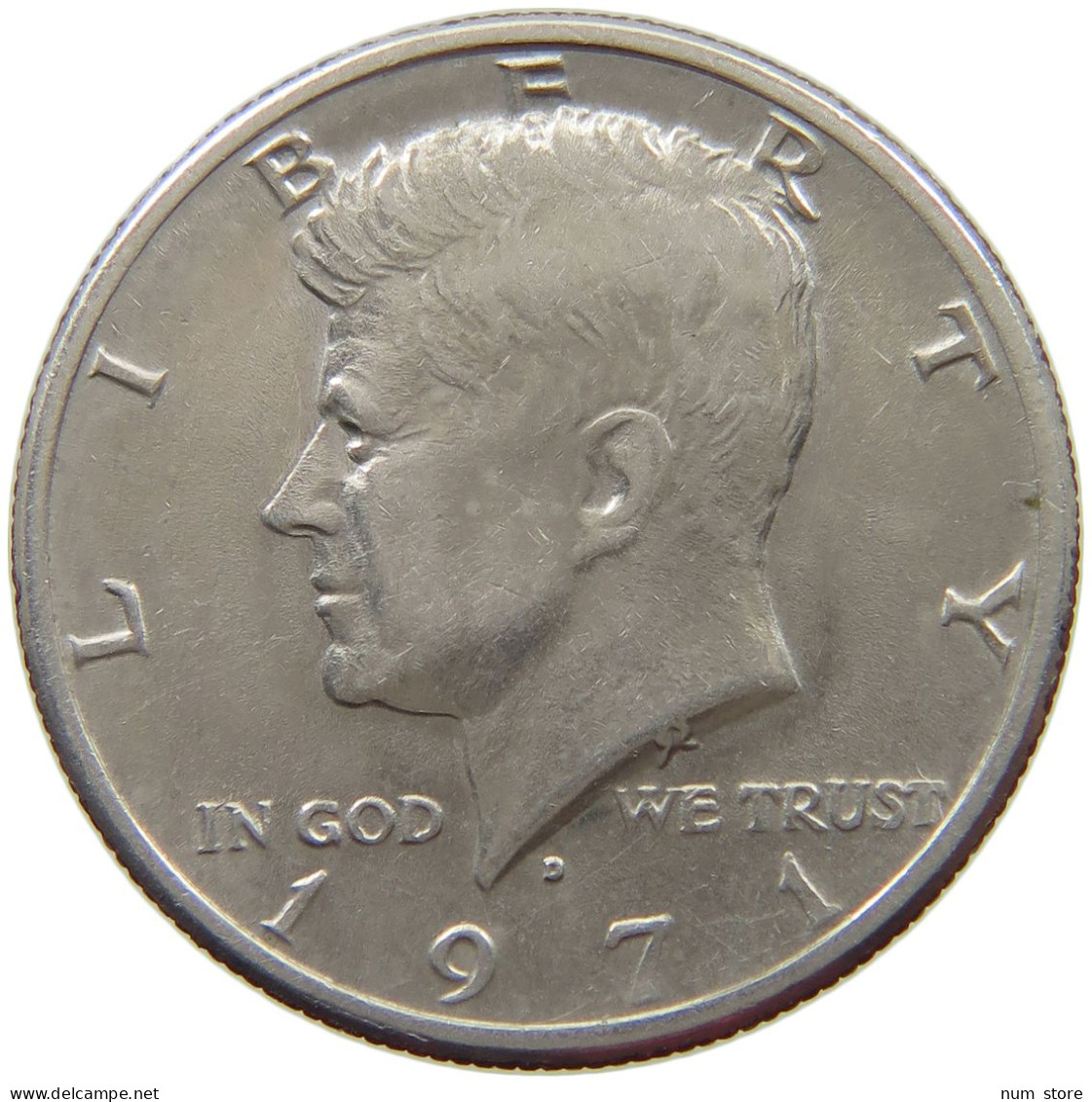 UNITED STATES OF AMERICA HALF DOLLAR 1971 D KENNEDY #s063 1063 - 1964-…: Kennedy