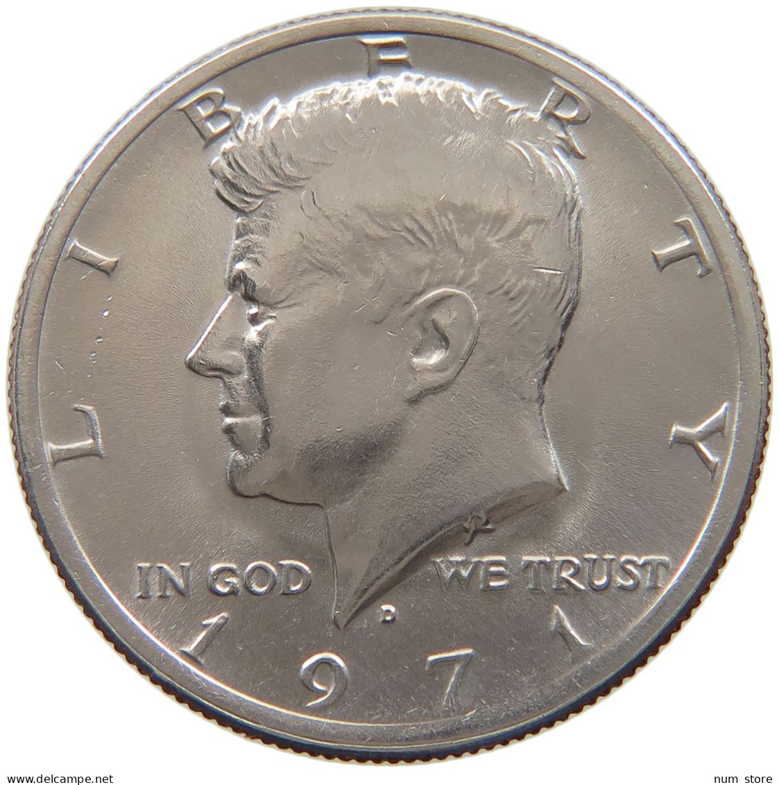 UNITED STATES OF AMERICA HALF DOLLAR 1971 D KENNEDY #c083 0841 - 1964-…: Kennedy