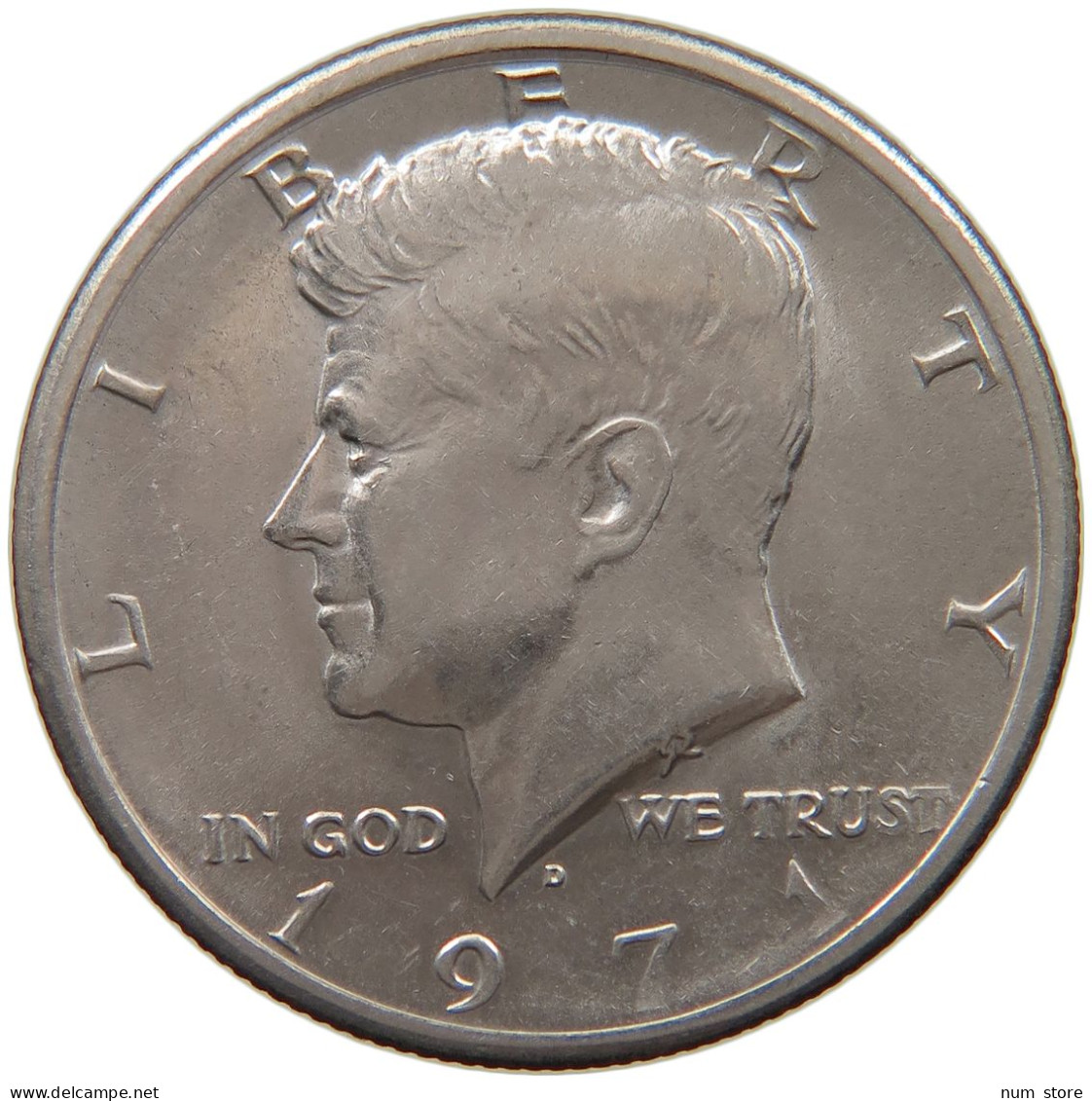 UNITED STATES OF AMERICA HALF DOLLAR 1971 D KENNEDY #a079 0087 - 1964-…: Kennedy