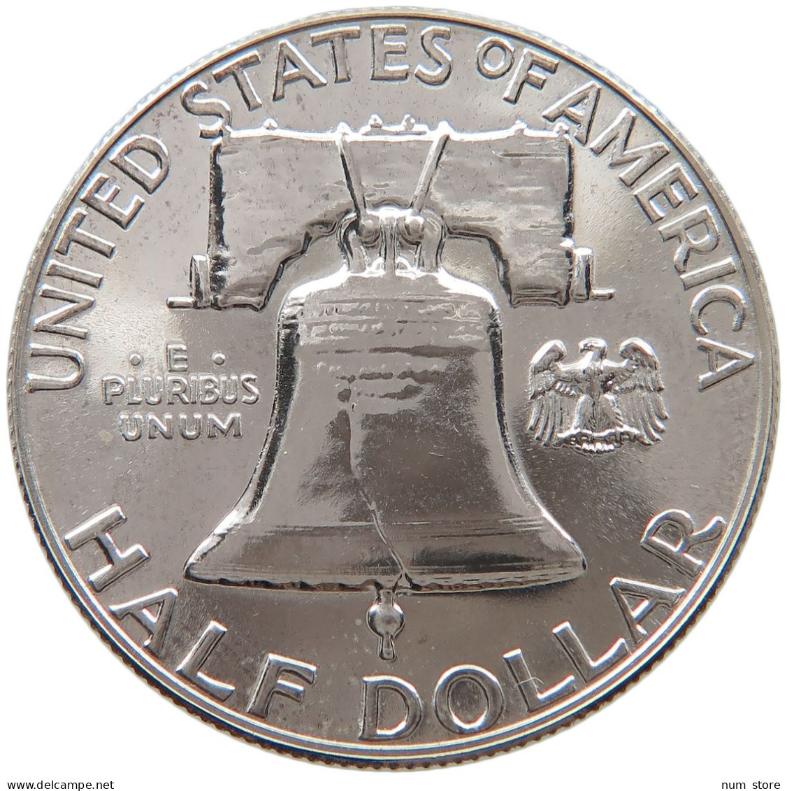 UNITED STATES OF AMERICA HALF DOLLAR 1961 Franklin Silver Half Dollar #t141 0453 - 1948-1963: Franklin