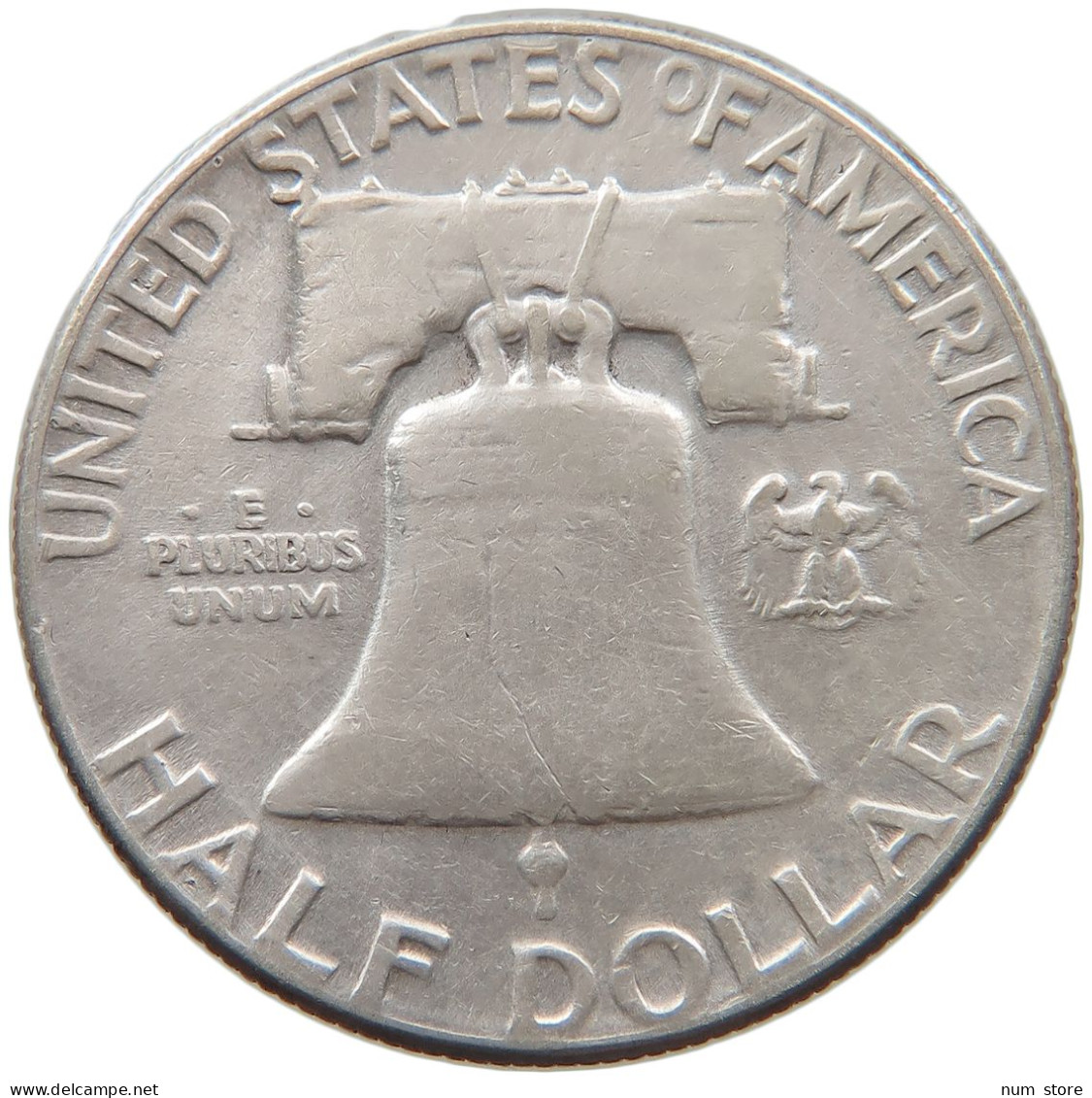 UNITED STATES OF AMERICA HALF DOLLAR 1951 Franklin Silver Half Dollar #t141 0437 - 1948-1963: Franklin