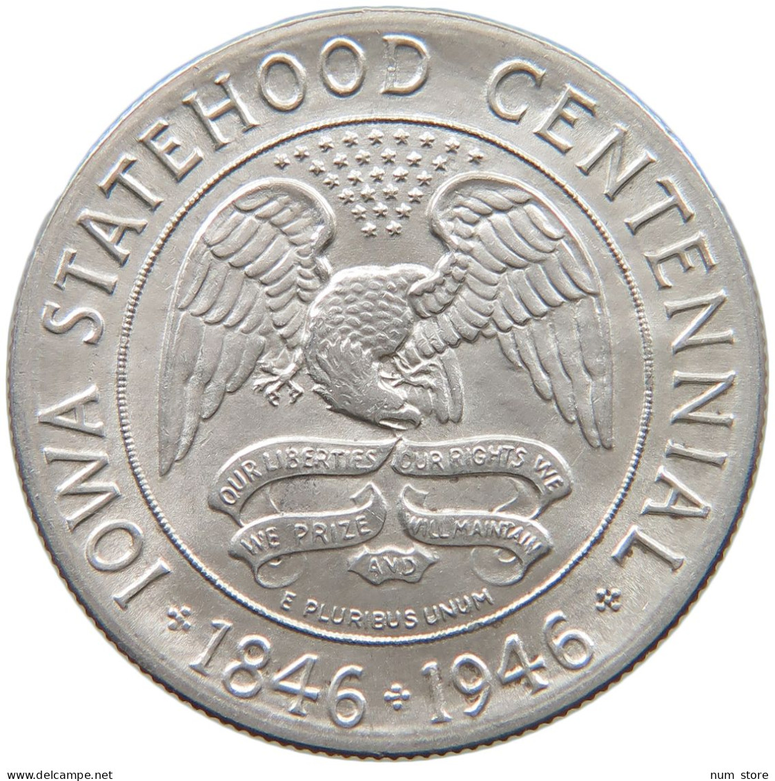 UNITED STATES OF AMERICA HALF DOLLAR 1946 IOWA #t142 0515 - Unclassified
