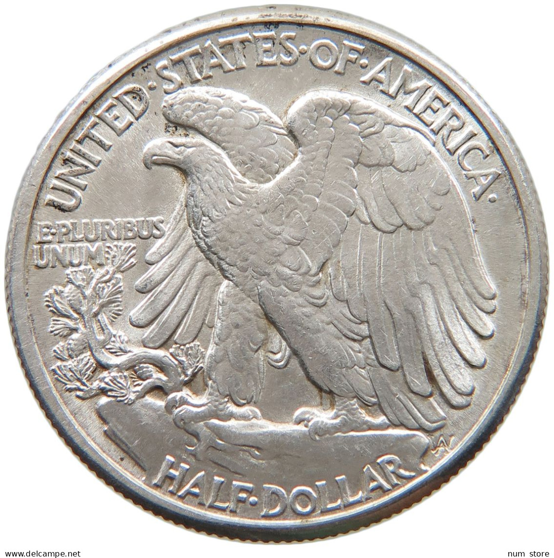 UNITED STATES OF AMERICA HALF DOLLAR 1942 WALKING LIBERTY #t140 0459 - 1916-1947: Liberty Walking (Liberté Marchant)