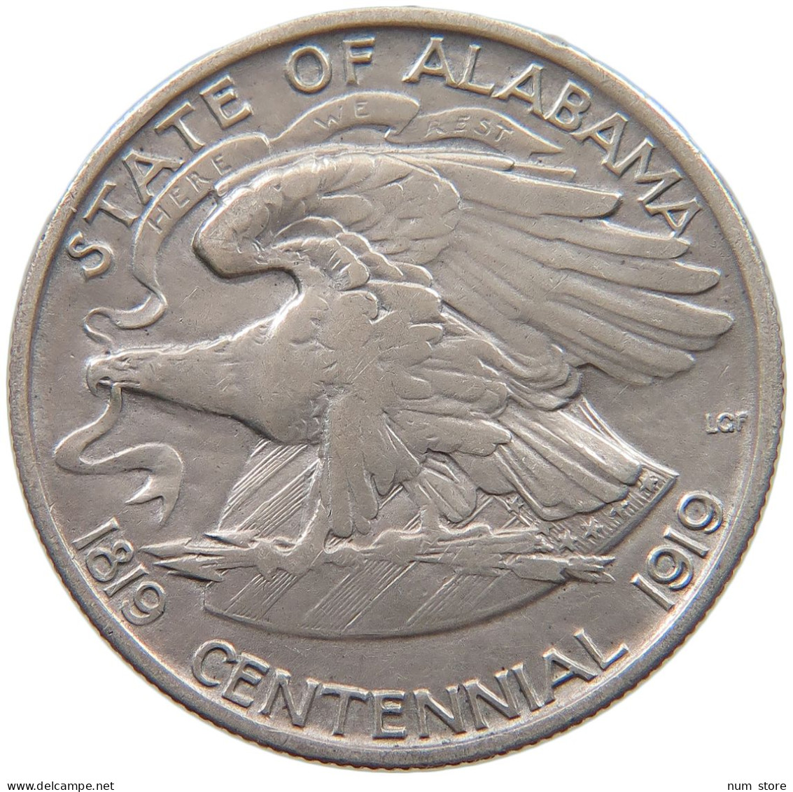 UNITED STATES OF AMERICA HALF DOLLAR 1921 ALABAMA #t111 0047 - Ohne Zuordnung