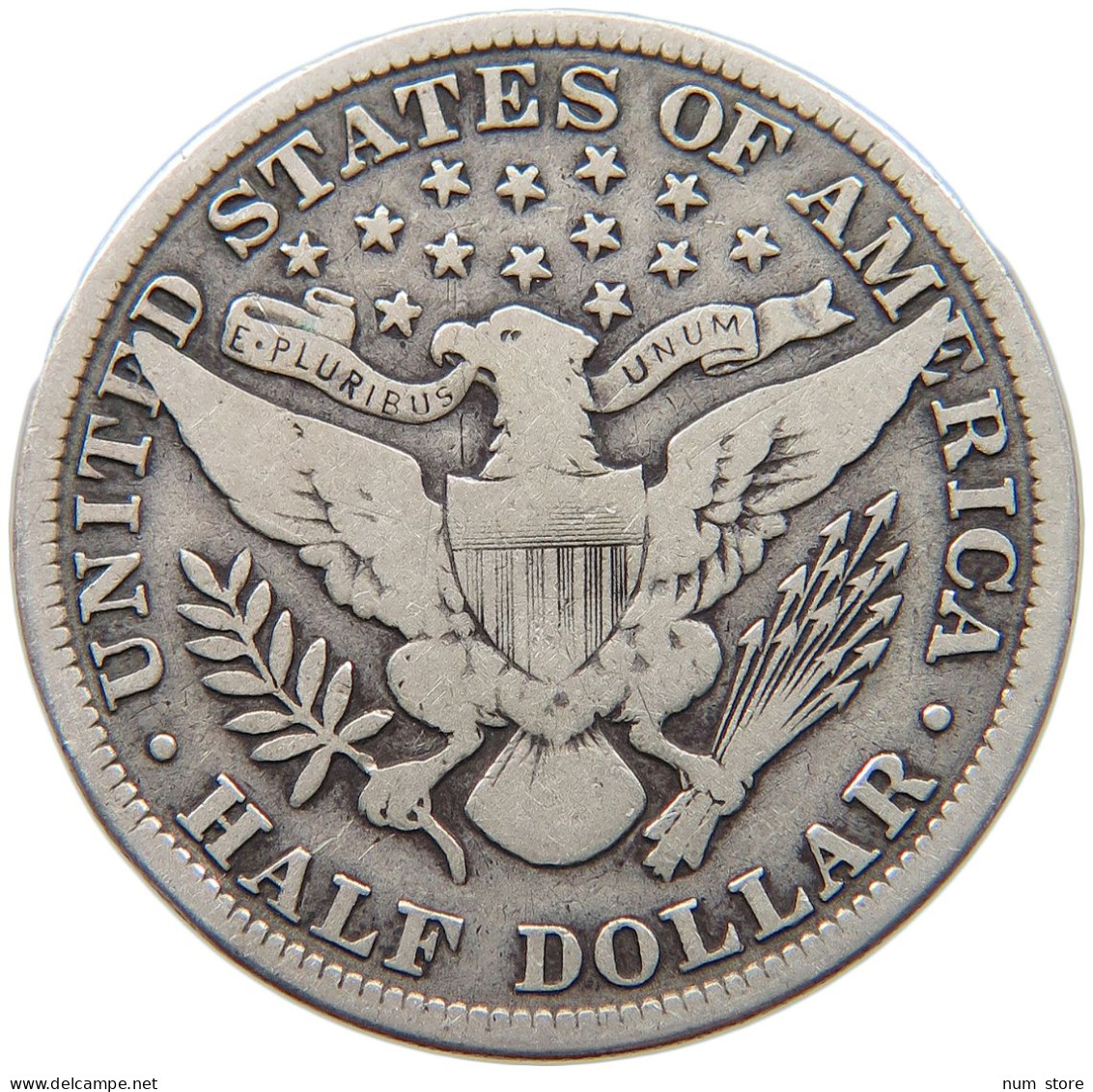 UNITED STATES OF AMERICA HALF DOLLAR 1912 BARBER #t111 0051 - 1892-1915: Barber