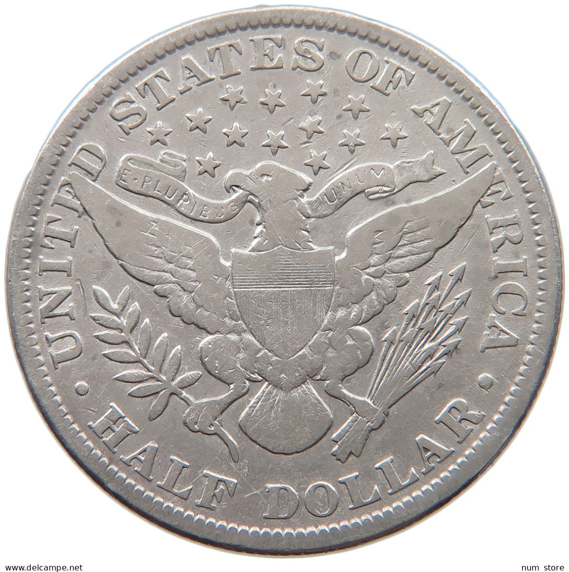 UNITED STATES OF AMERICA HALF DOLLAR 1899 BARBER #t141 0467 - 1892-1915: Barber