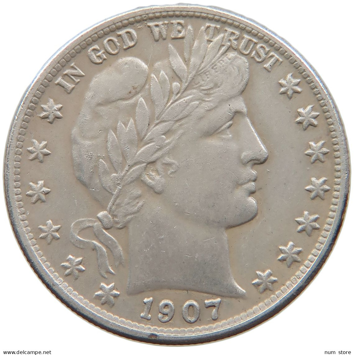 UNITED STATES OF AMERICA HALF DOLLAR 1907 COPY #t141 0475 - Sin Clasificación