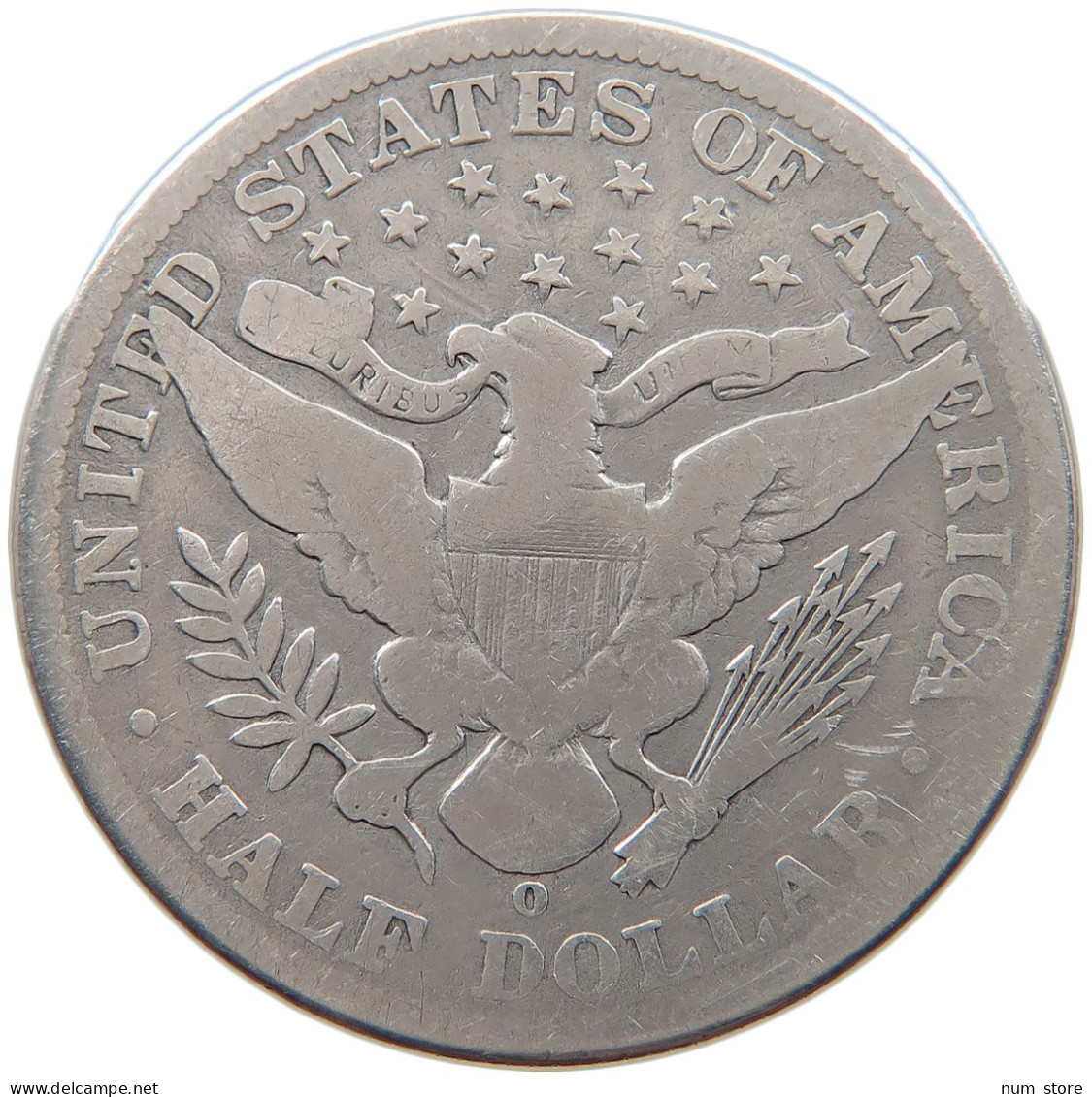UNITED STATES OF AMERICA HALF DOLLAR 1899 O BARBER #t141 0481 - 1892-1915: Barber