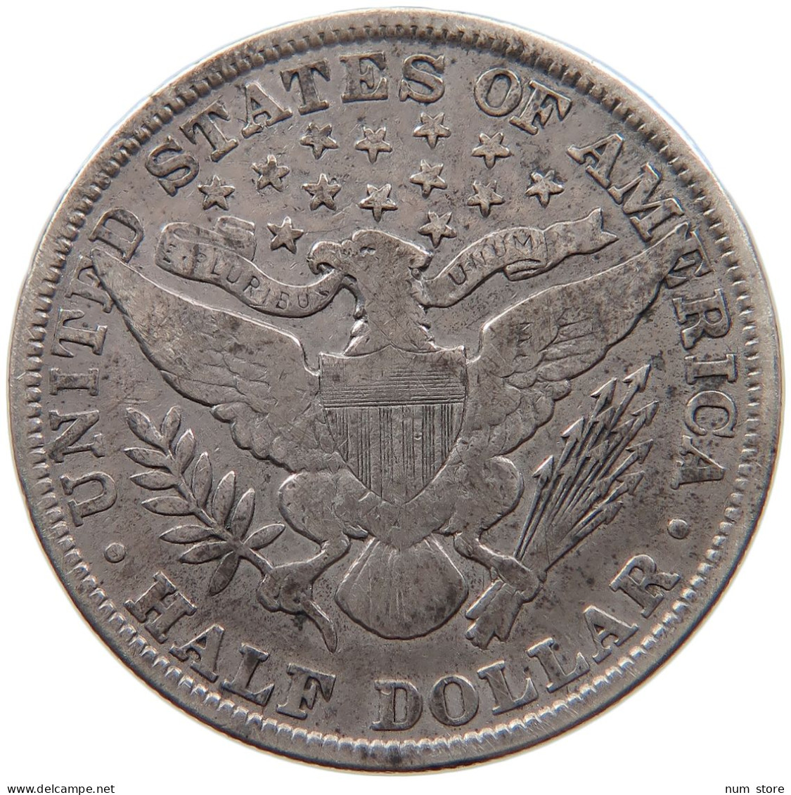 UNITED STATES OF AMERICA HALF DOLLAR 1892 BARBER #t141 0469 - 1892-1915: Barber