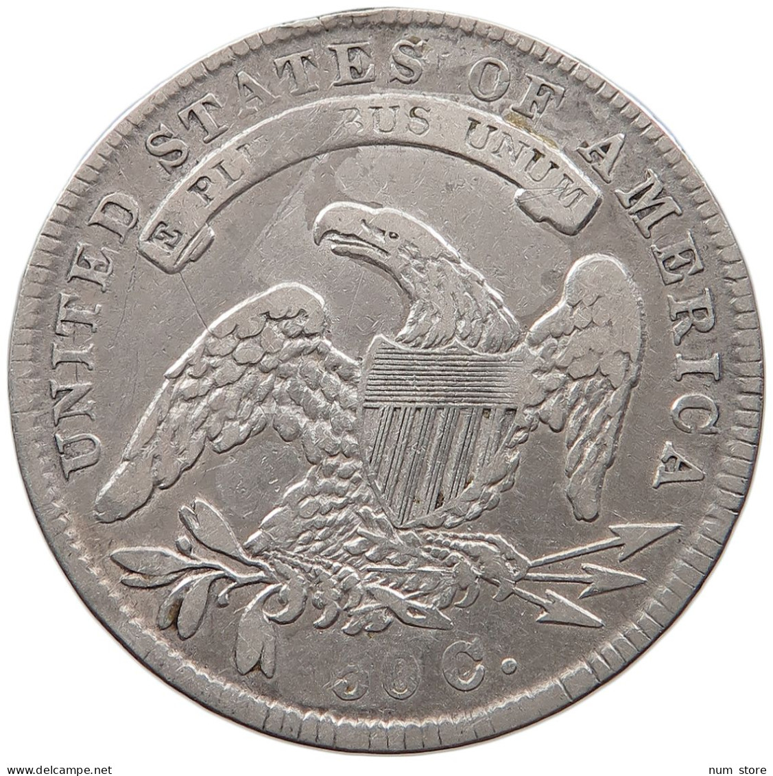 UNITED STATES OF AMERICA HALF DOLLAR 1834 CAPPED BUST #t141 0415 - 1794-1839: Early Halves (Prémices)
