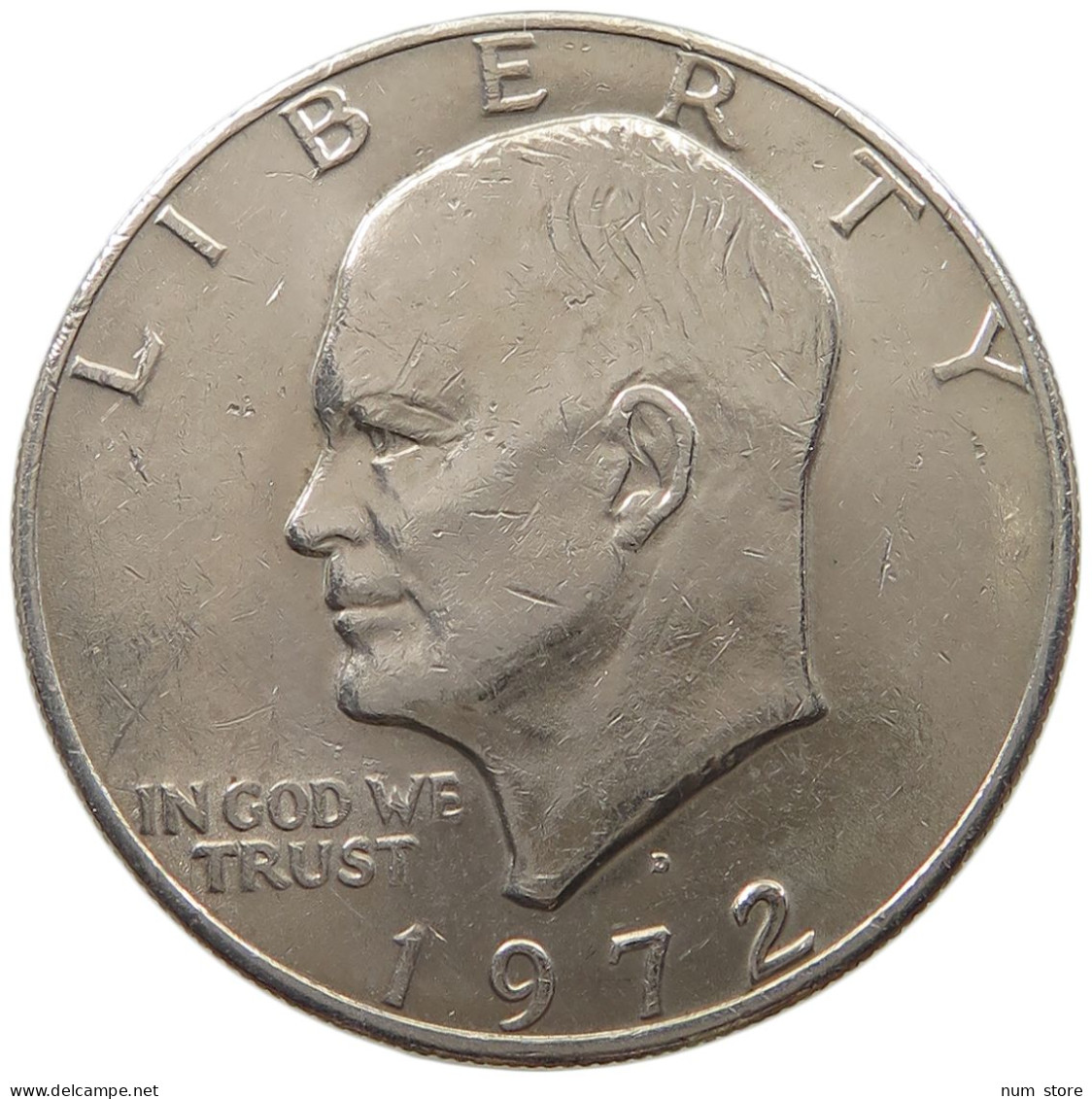 UNITED STATES OF AMERICA DOLLAR 1972 D EISENHOWER #a026 0429 - 1971-1978: Eisenhower