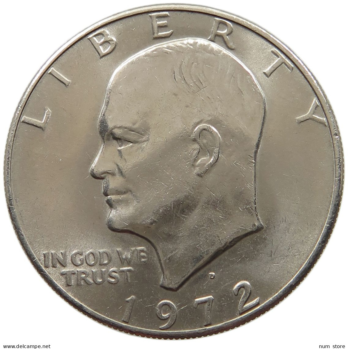 UNITED STATES OF AMERICA DOLLAR 1972 D EISENHOWER #s062 0773 - 1971-1978: Eisenhower