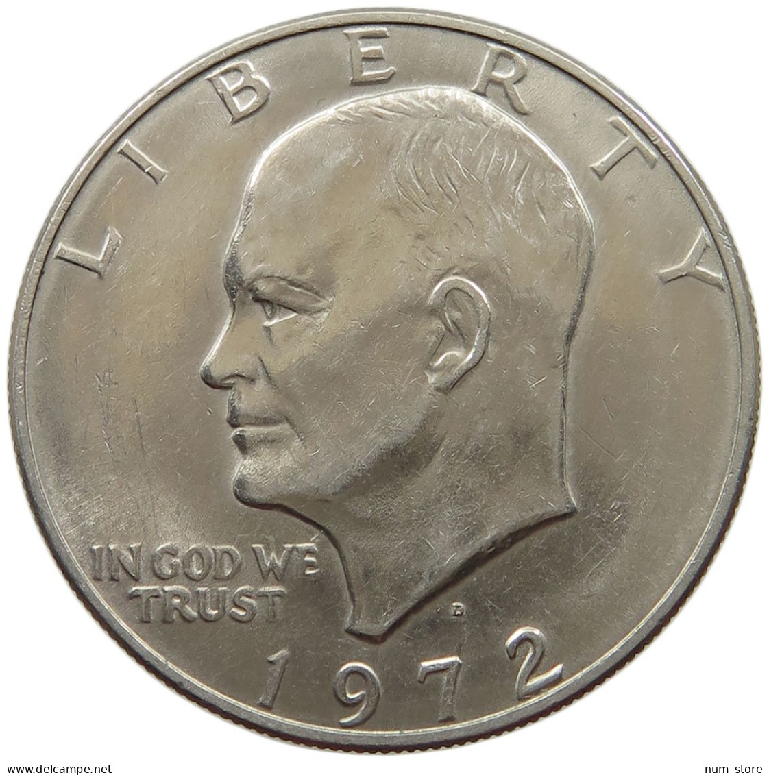 UNITED STATES OF AMERICA DOLLAR 1972 D EISENHOWER #s062 0769 - 1971-1978: Eisenhower
