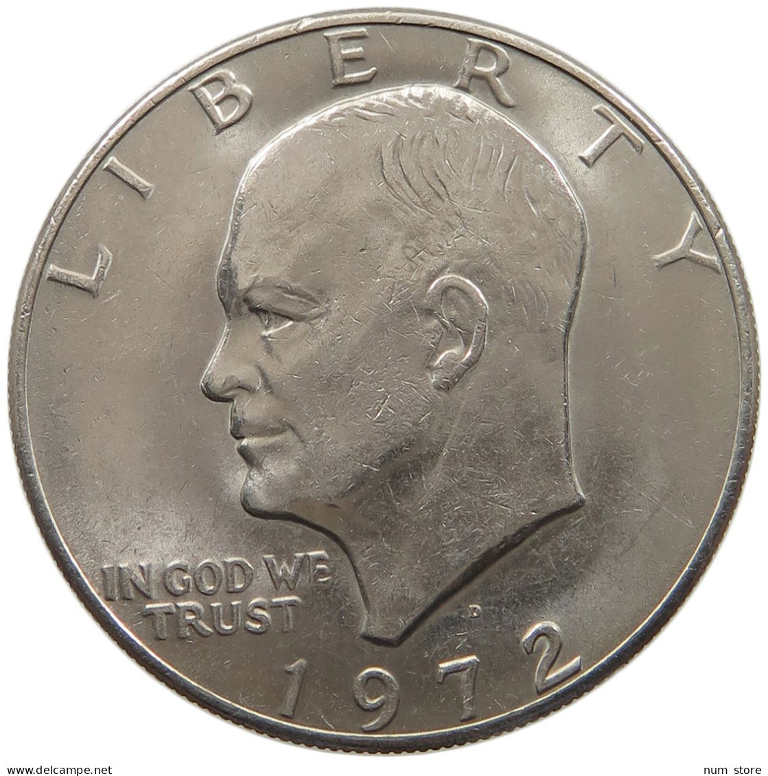 UNITED STATES OF AMERICA DOLLAR 1972 D EISENHOWER #c035 0153 - 1971-1978: Eisenhower