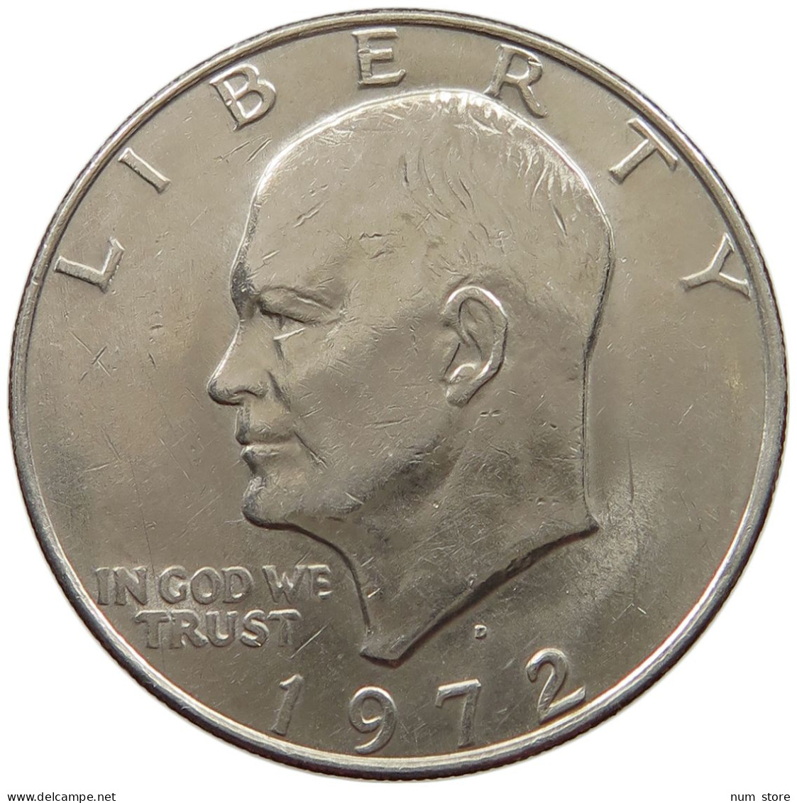 UNITED STATES OF AMERICA DOLLAR 1972 D EISENHOWER #s062 0757 - 1971-1978: Eisenhower