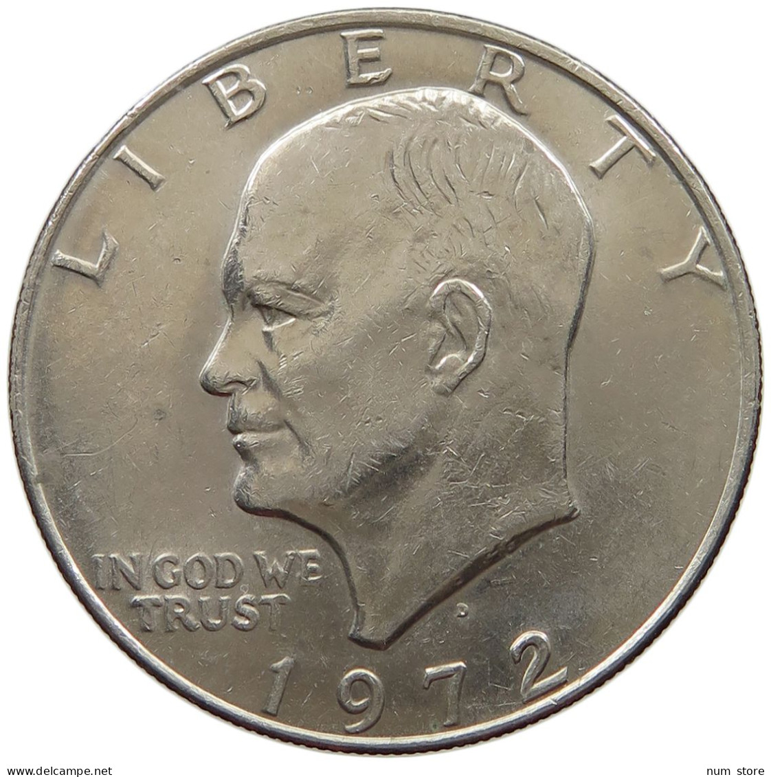 UNITED STATES OF AMERICA DOLLAR 1972 D EISENHOWER #s062 0781 - 1971-1978: Eisenhower