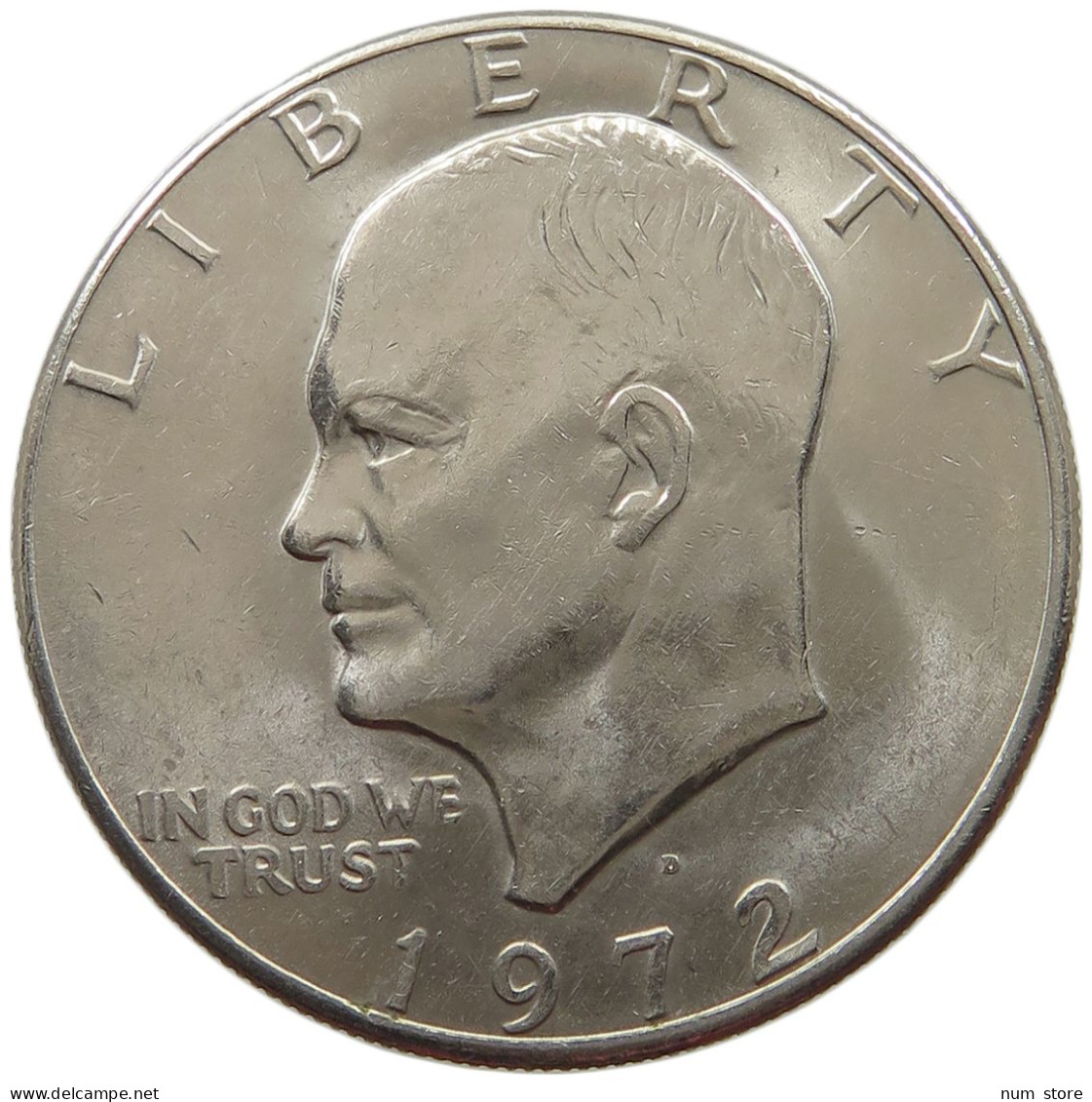 UNITED STATES OF AMERICA DOLLAR 1972 D EISENHOWER #s062 0787 - 1971-1978: Eisenhower