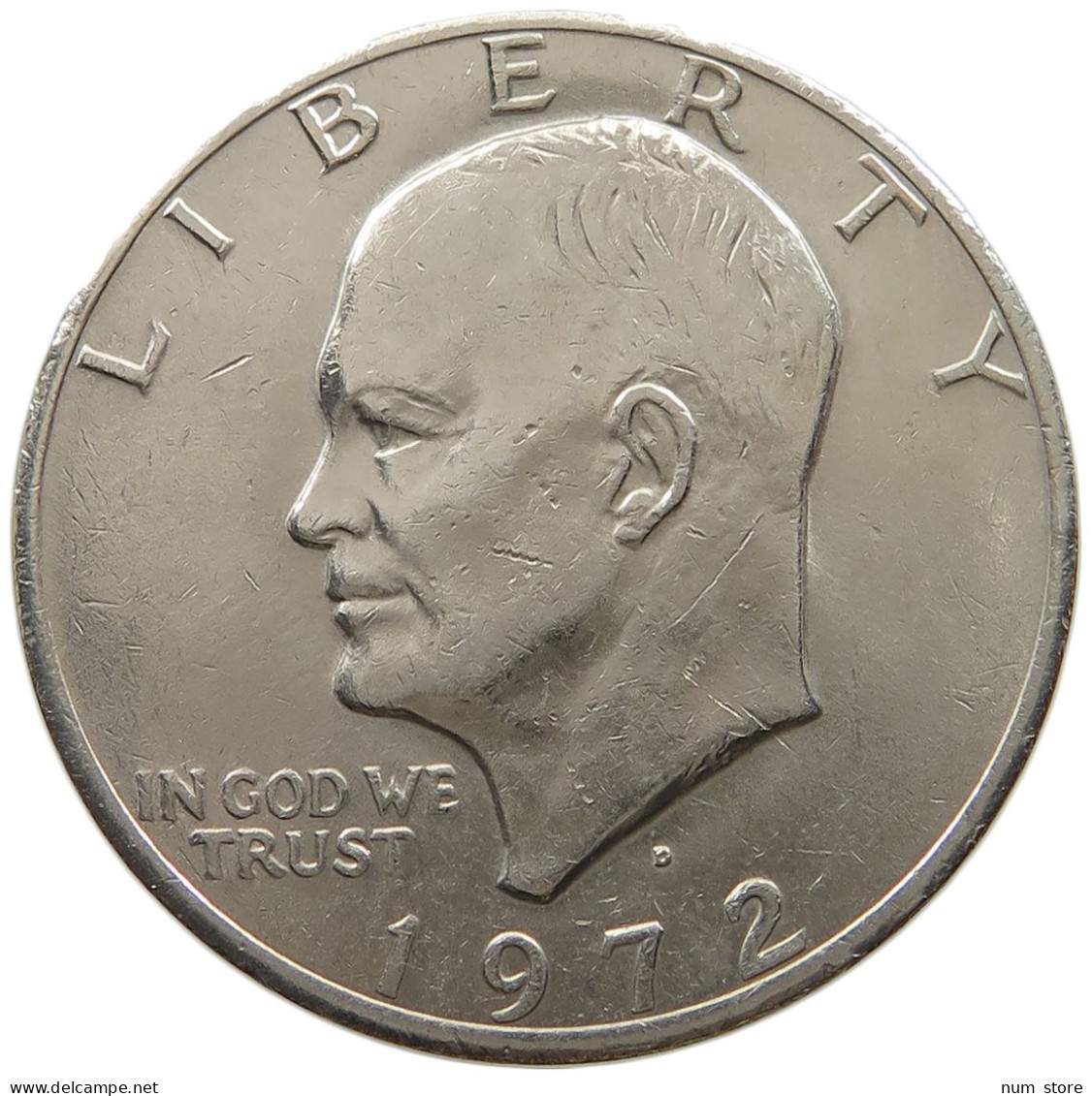 UNITED STATES OF AMERICA DOLLAR 1972 D EISENHOWER #a026 0425 - 1971-1978: Eisenhower