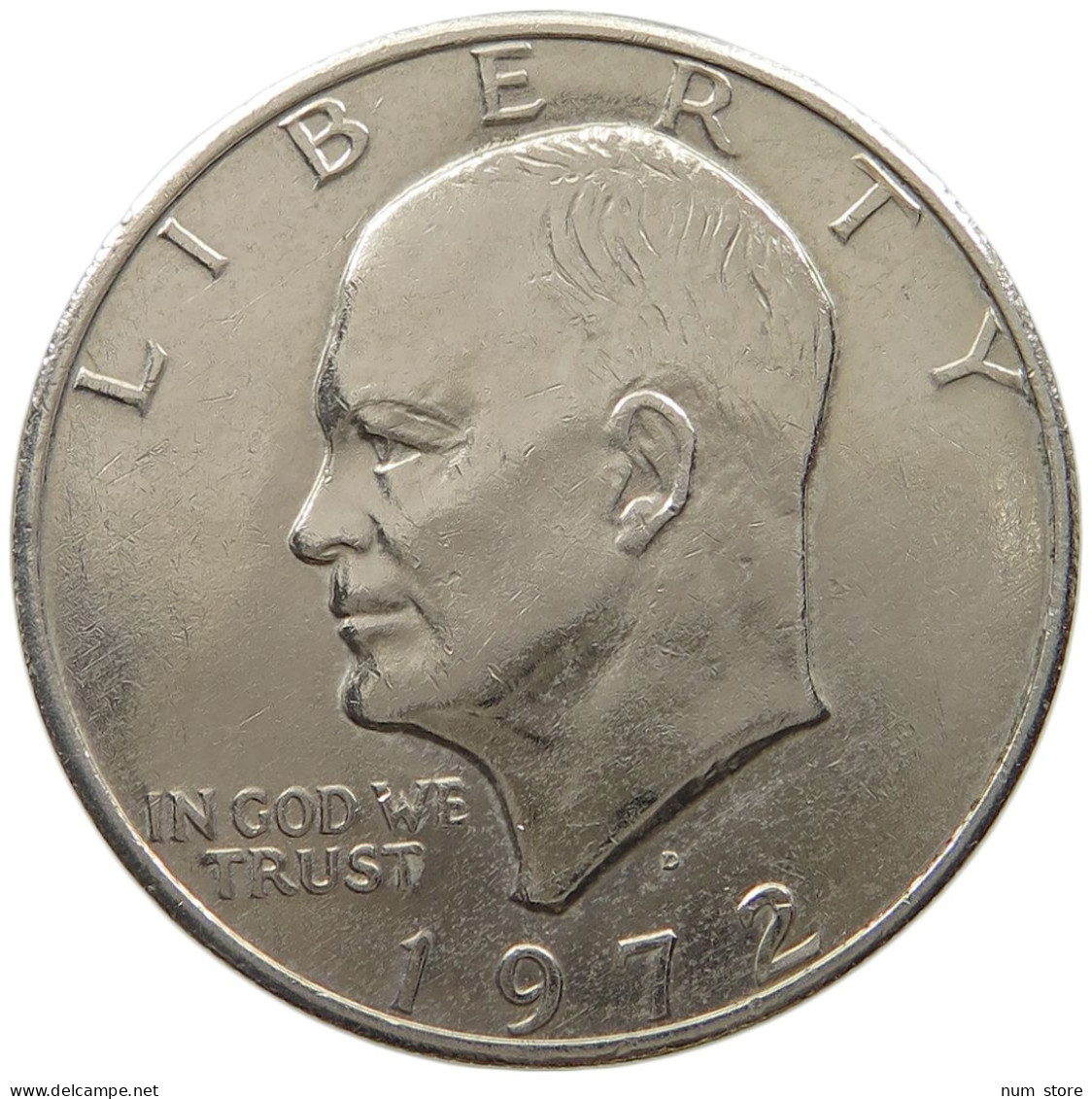 UNITED STATES OF AMERICA DOLLAR 1972 D EISENHOWER #a026 0427 - 1971-1978: Eisenhower