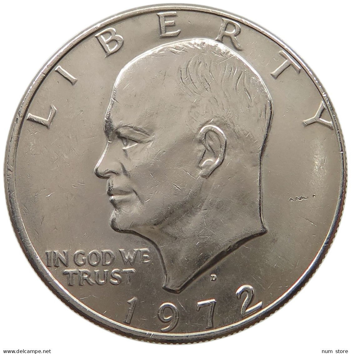 UNITED STATES OF AMERICA DOLLAR 1972 D EISENHOWER #a026 0421 - 1971-1978: Eisenhower