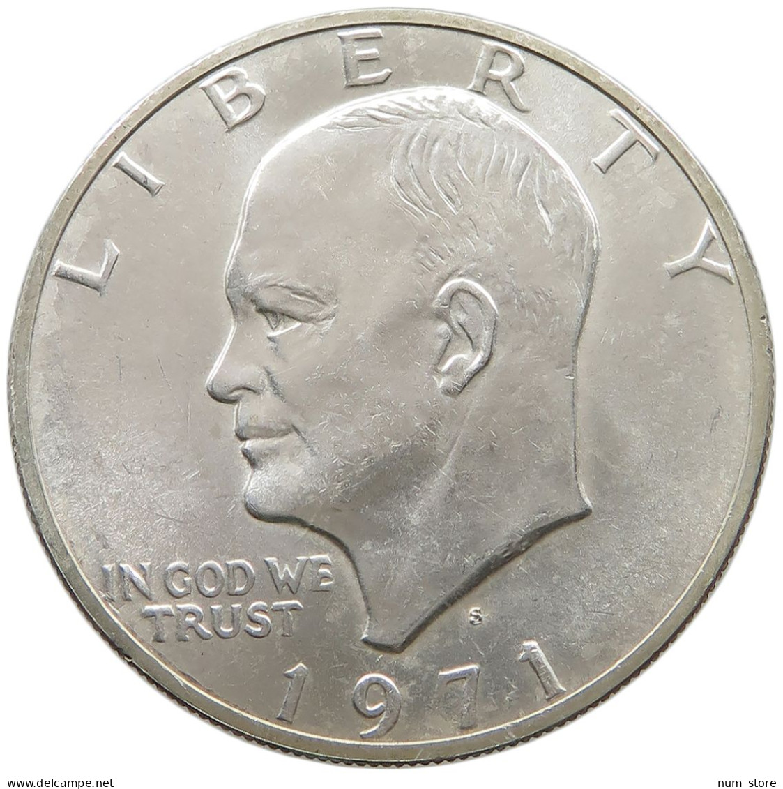 UNITED STATES OF AMERICA DOLLAR 1971 S EISENHOWER SILVER #s058 0463 - 1971-1978: Eisenhower