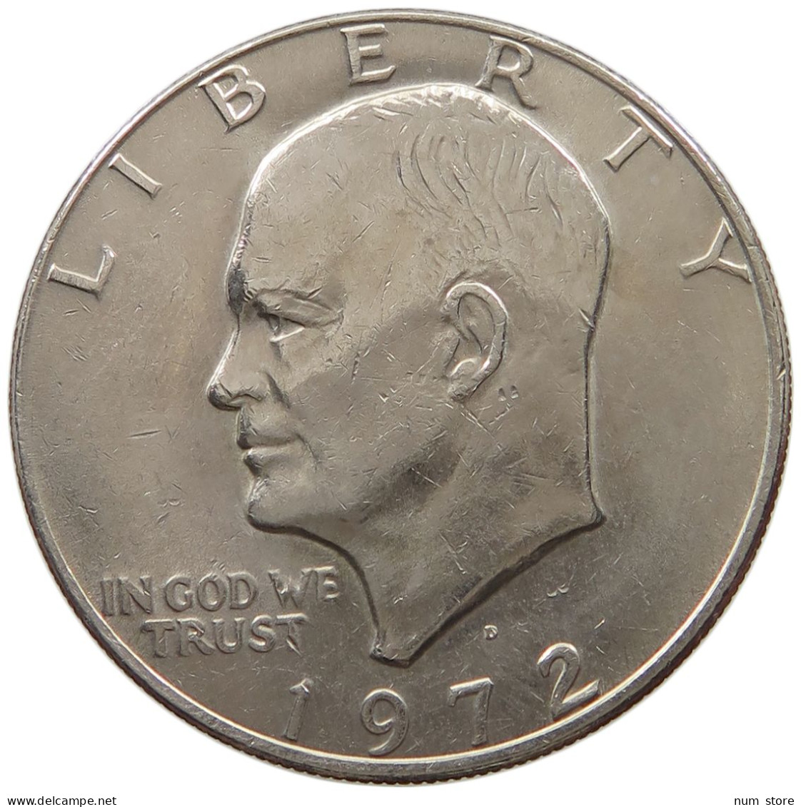 UNITED STATES OF AMERICA DOLLAR 1972 D EISENHOWER #a026 0413 - 1971-1978: Eisenhower