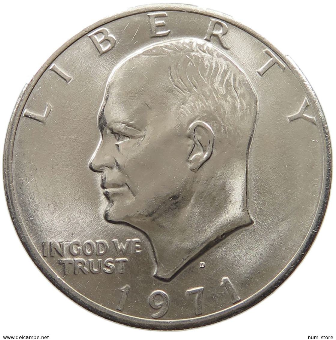 UNITED STATES OF AMERICA DOLLAR 1971 D EISENHOWER NICKEL #c013 0001 - 1971-1978: Eisenhower