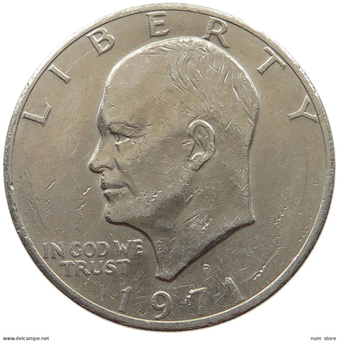 UNITED STATES OF AMERICA DOLLAR 1971 D EISENHOWER #s062 0777 - 1971-1978: Eisenhower