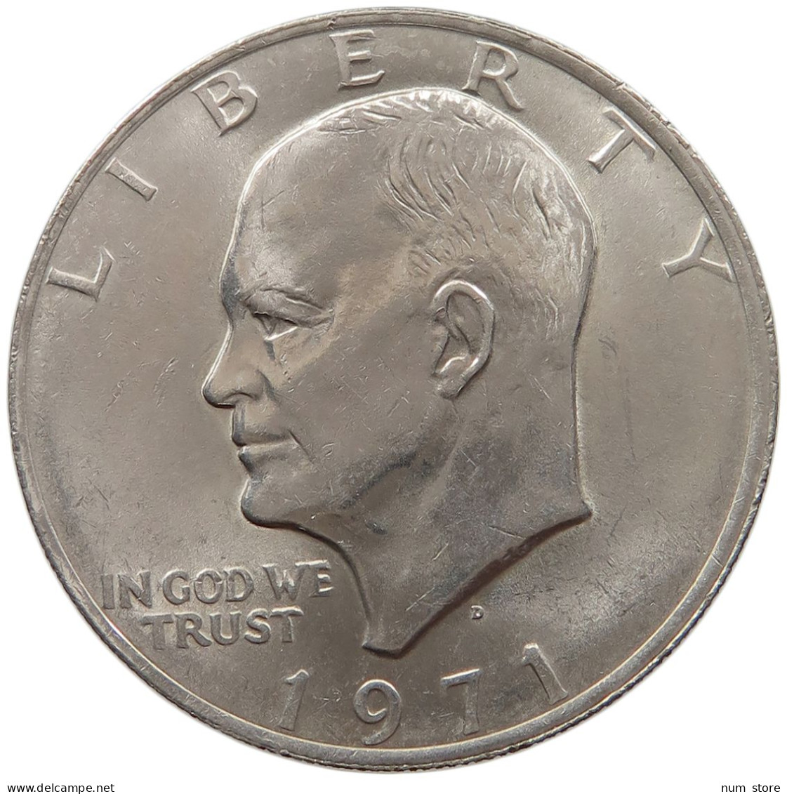 UNITED STATES OF AMERICA DOLLAR 1971 D EISENHOWER #s018 0005 - 1971-1978: Eisenhower