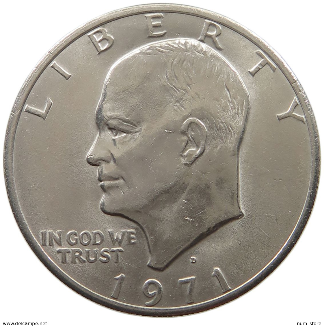 UNITED STATES OF AMERICA DOLLAR 1971 D EISENHOWER NICKEL #a096 0231 - 1971-1978: Eisenhower